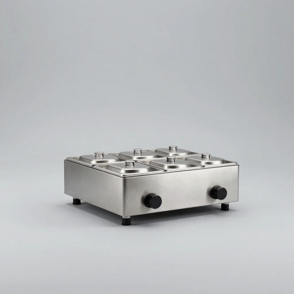 Six-Pan Topping Warmer